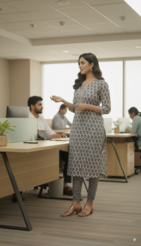 Floral Printed Kurti